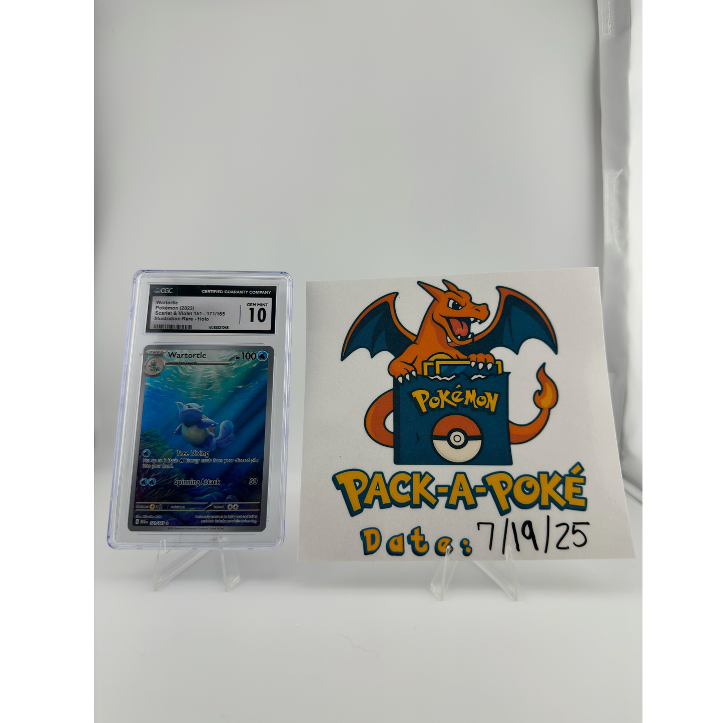 Surprise Pick - CGC 10 Wartortle #171