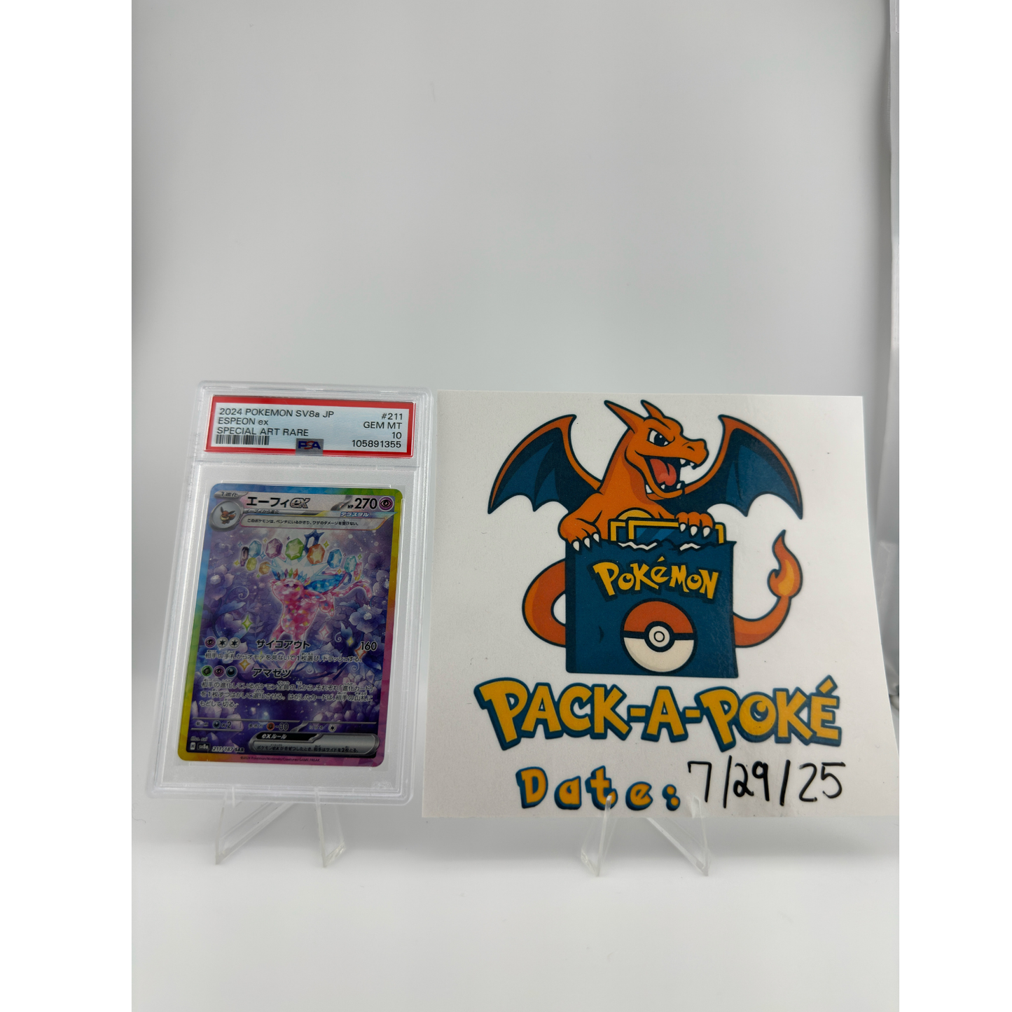 21 Spots Surprise Pick - PSA 10 Espeon ex